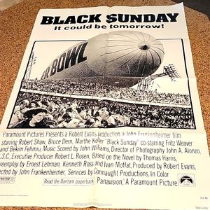 BLACK SUNDAY Movie Poster Vintage